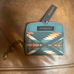 Pendleton Teal Zippered Wallet